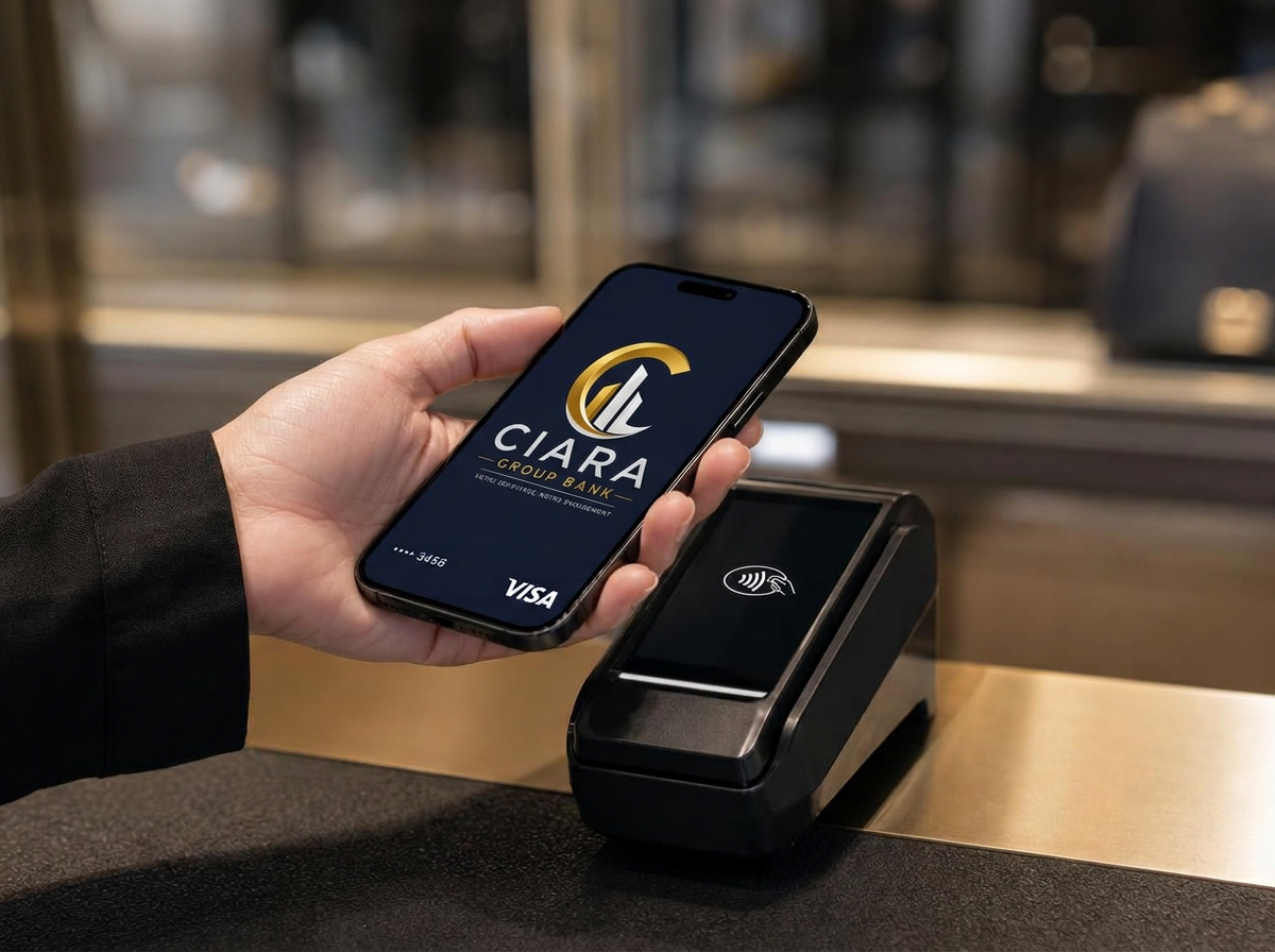 Contactless mobile payment with the CIARA Group Bank app